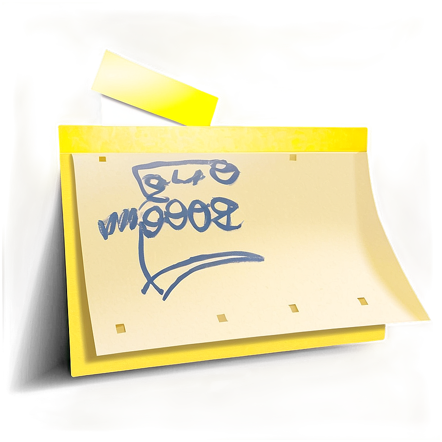 Post It Note Vector Png 05252024 PNG Image