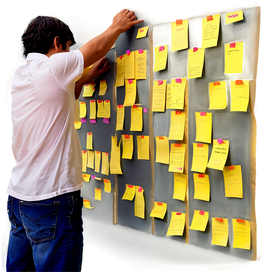 Post It Note Wall Png 27 PNG Image