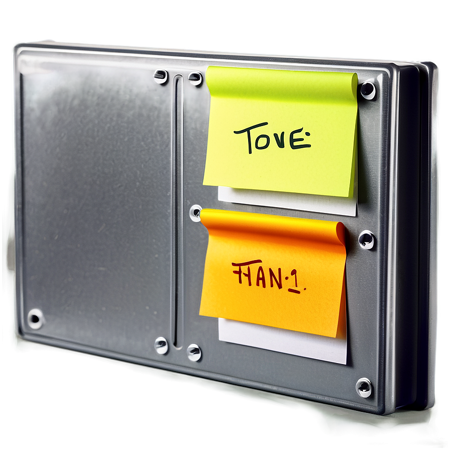 Post It Note With Magnet Png 25 PNG Image