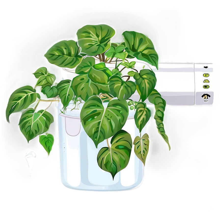 Pothos In Hydroponics Setups Png 91 PNG Image