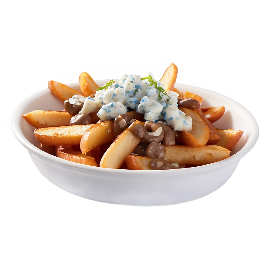 Poutine With Blue Cheese Png Vyq PNG Image