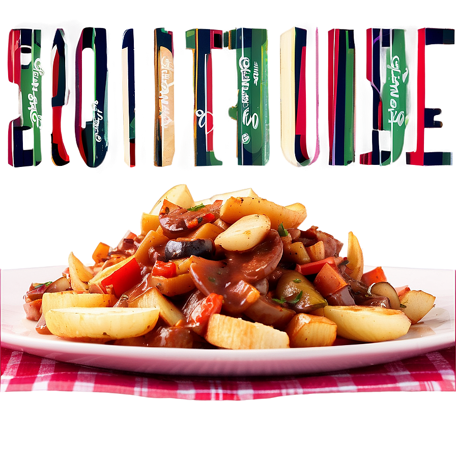 Poutine With Ratatouille Png 06252024 PNG Image