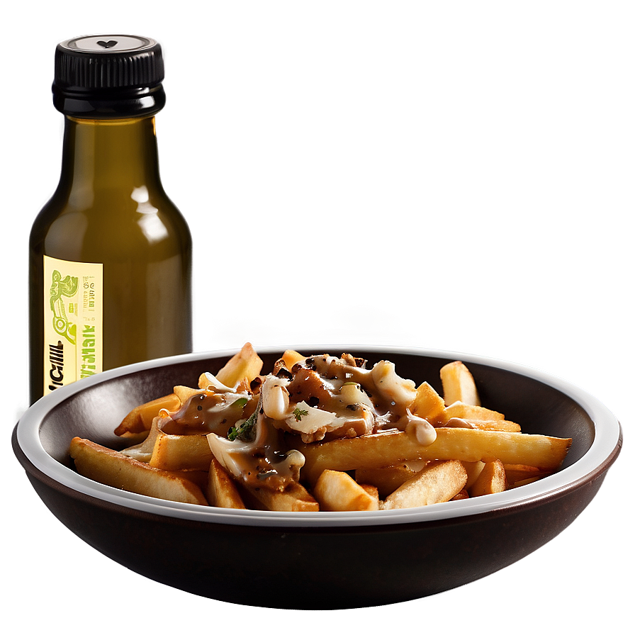 Poutine With Truffle Oil Elegance Png 91 PNG Image