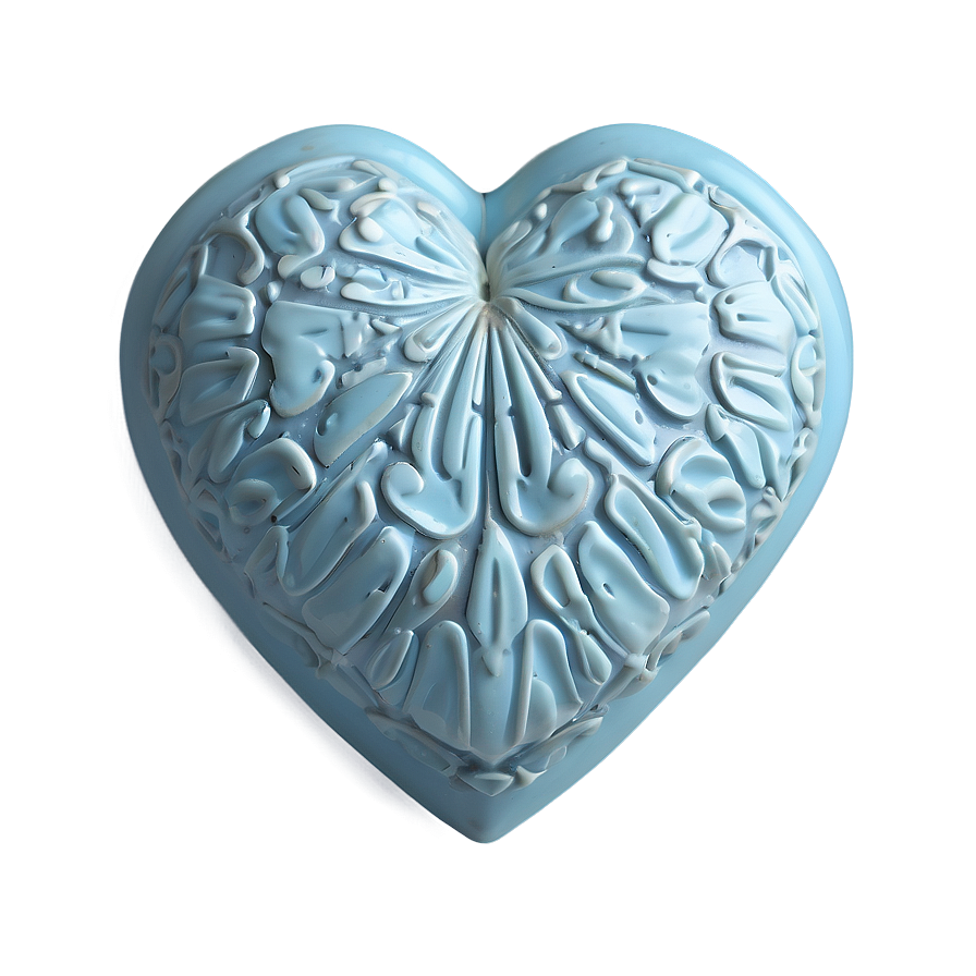 Powder Blue Heart Png 13 PNG Image