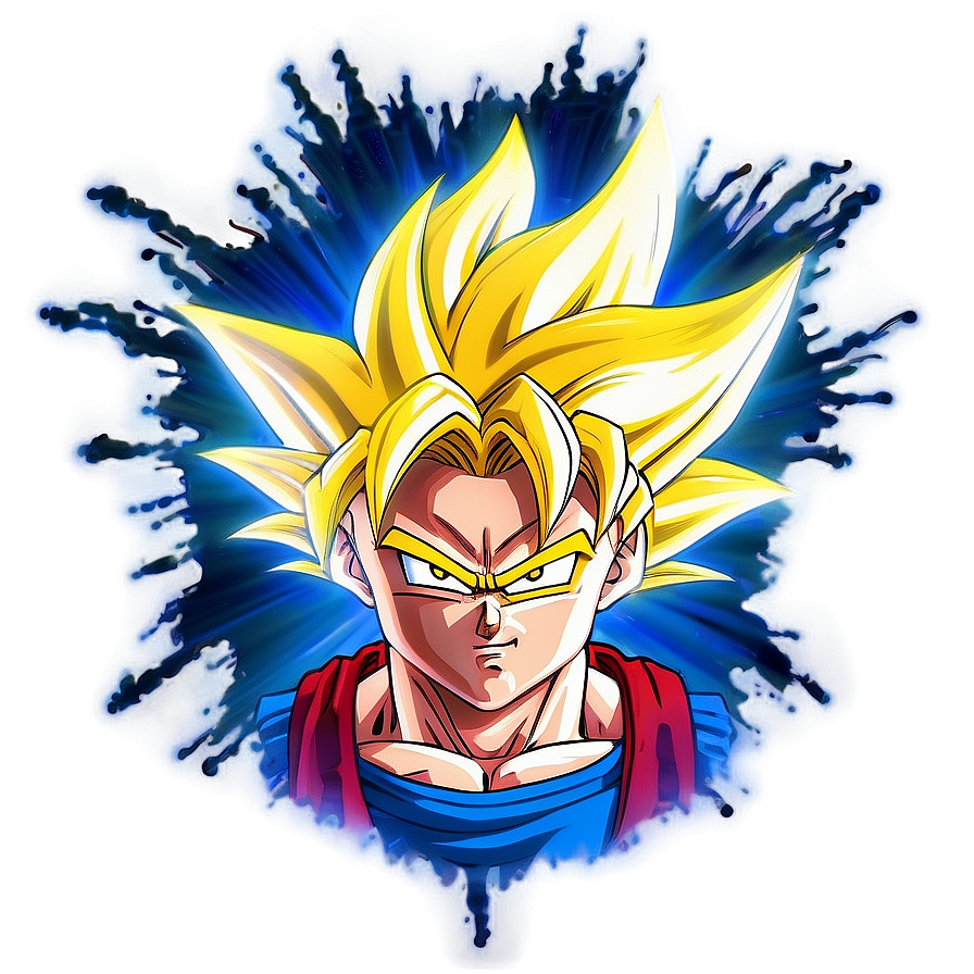 Power Super Saiyan Hair Png 06122024 PNG Image