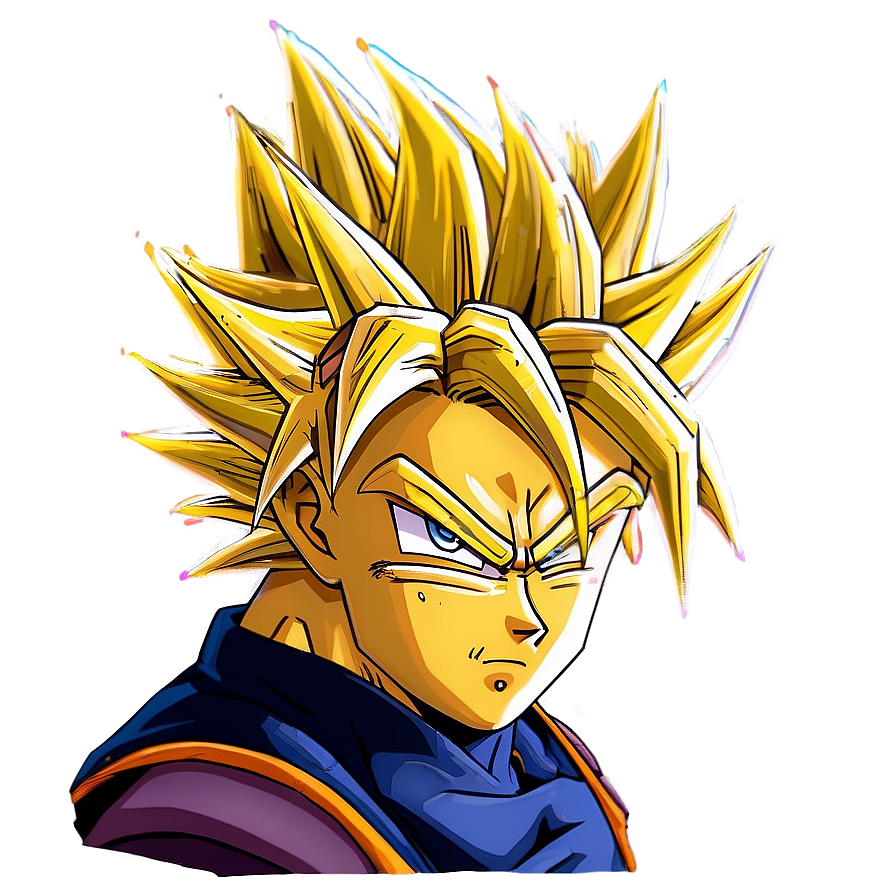 Power Super Saiyan Hair Png Tng34 PNG Image