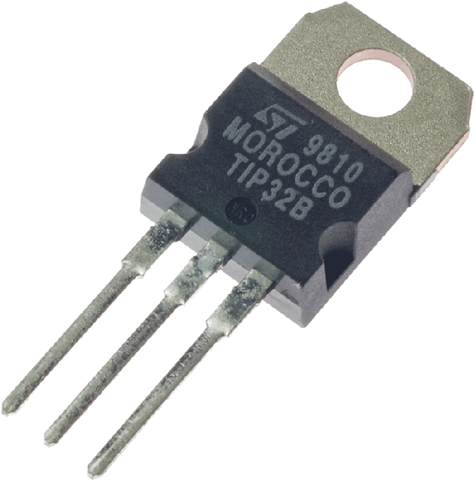 Power Transistor T I P32 B PNG Image