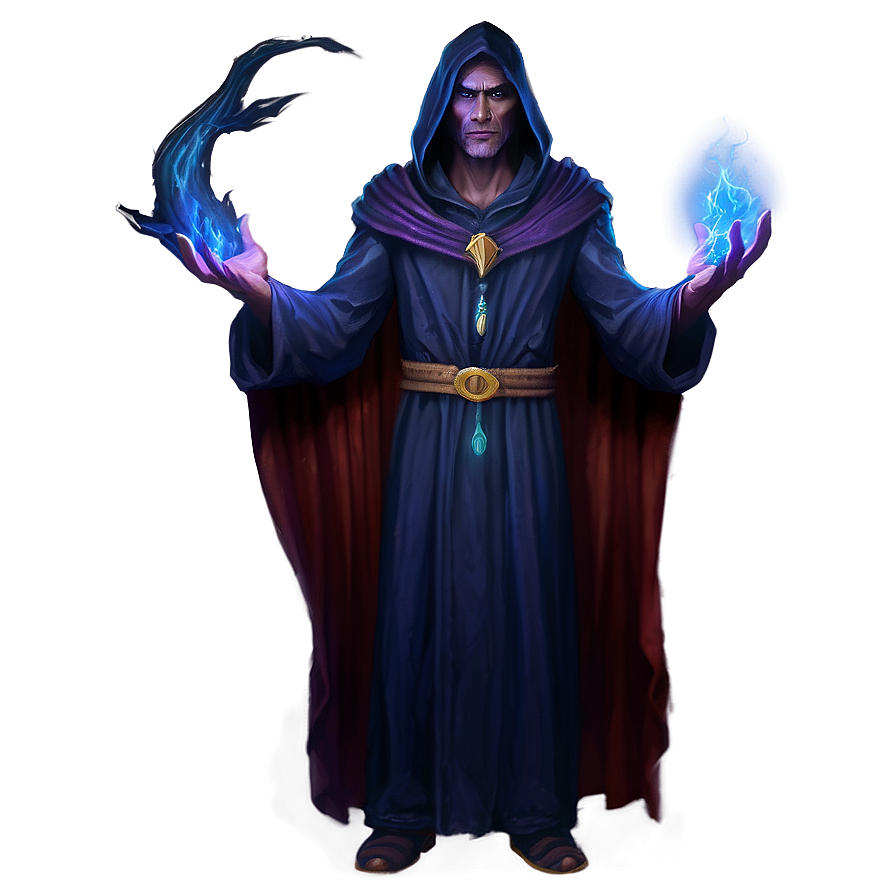 Powerful Dark Sorcerer Png 06292024 PNG Image