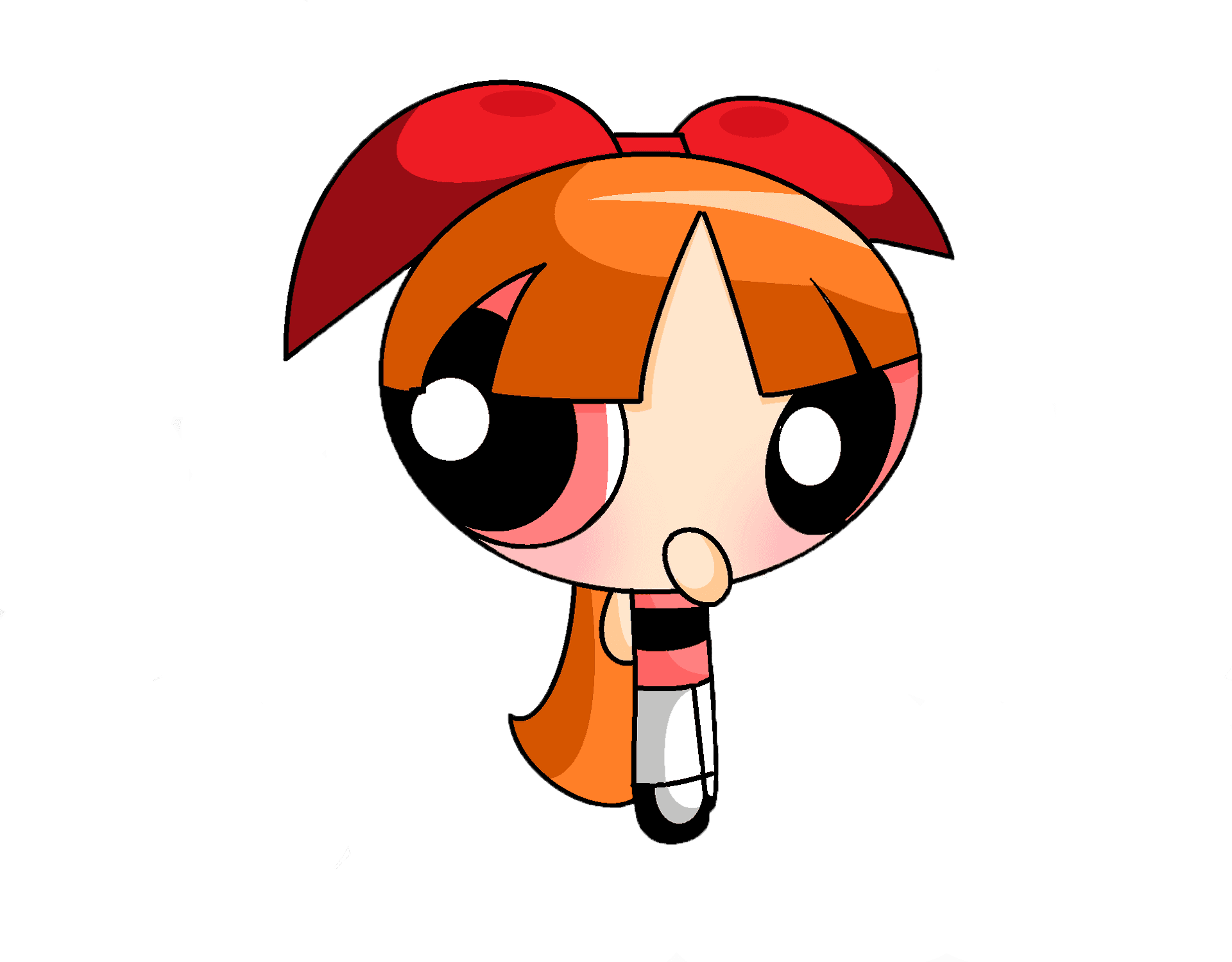 Powerpuff Girl Blossom Character PNG Image