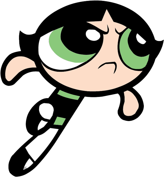 Powerpuff Girls Buttercup Frowning PNG Image