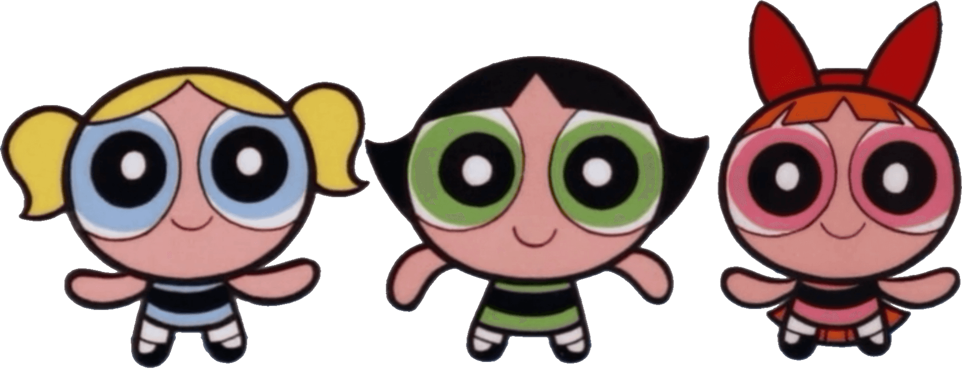 Powerpuff Girls Trio PNG Image