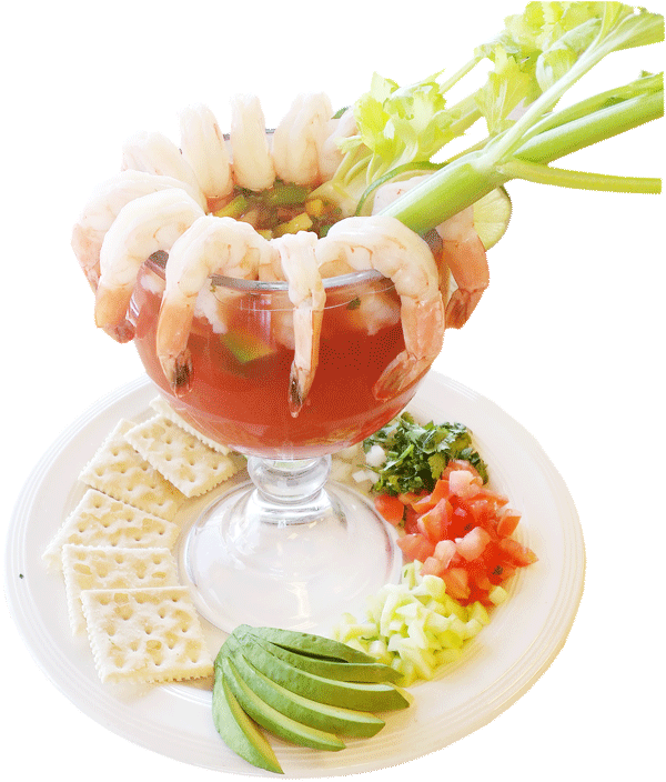 Prawn Cocktail Serving PNG Image