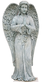 Praying Angel Statue PNG Image