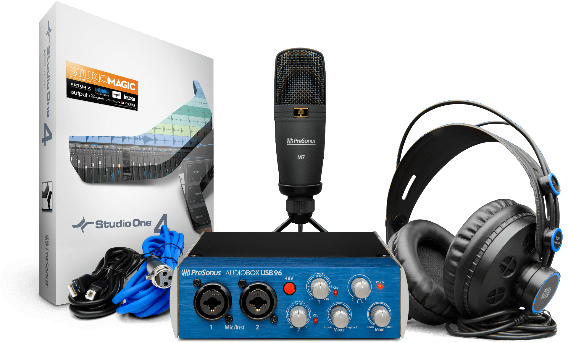 Pre Sonus Studio Equipment Set PNG Image