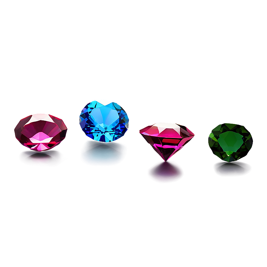 Precious Gems Falling Png 37 PNG Image