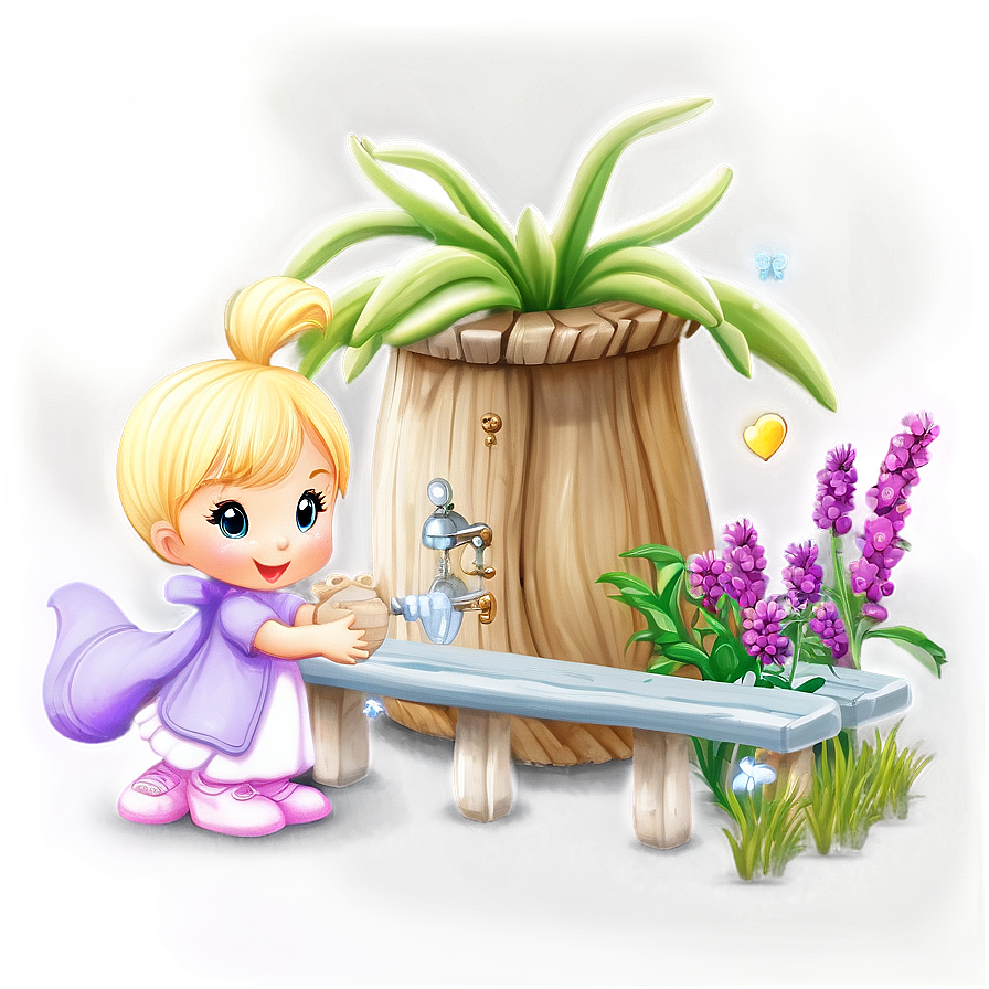 Precious Moments Garden Adventures Png Wjf PNG Image