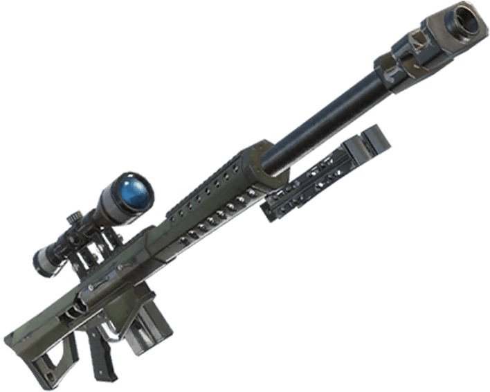 Precision Sniper Riflewith Scope PNG Image