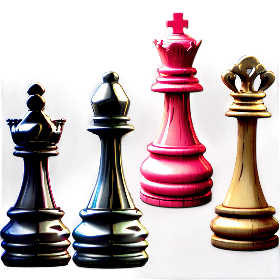 Premium Chess Pieces Selection Png Mdk PNG Image