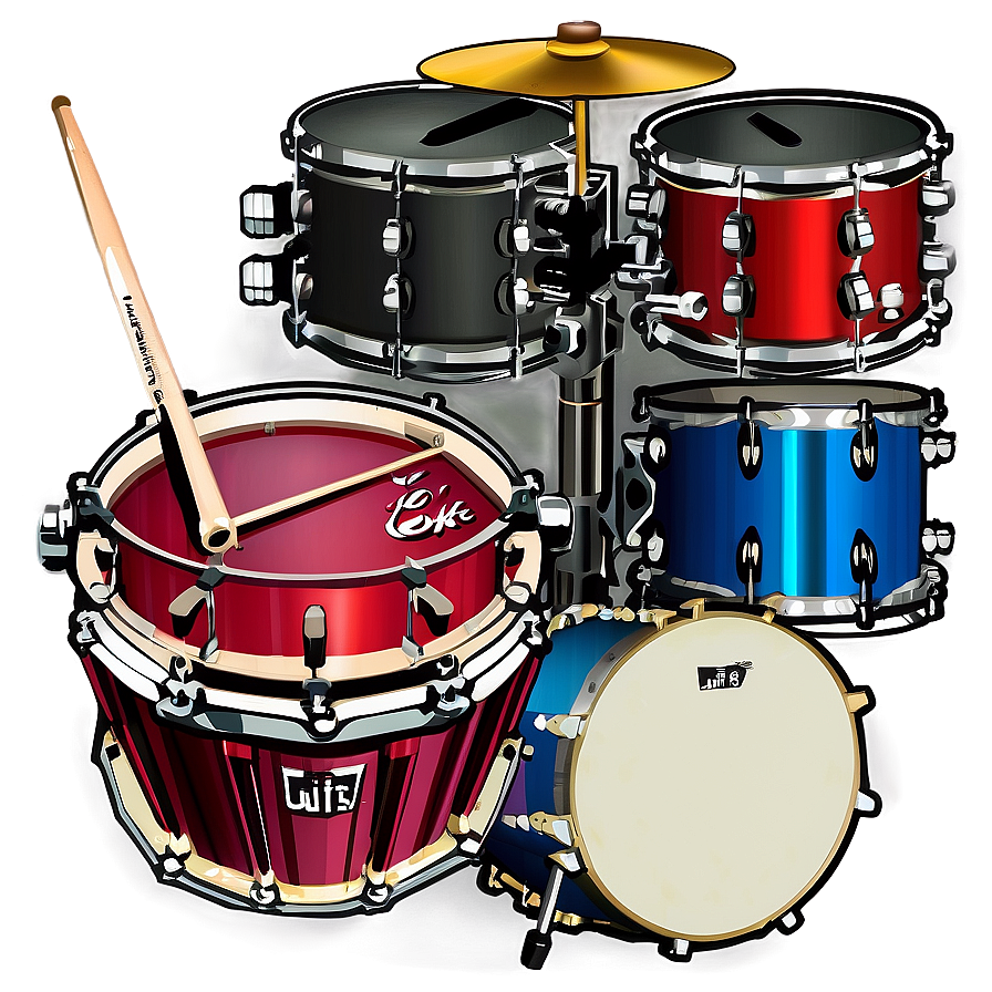 Premium Drum Kit Png 90 PNG Image