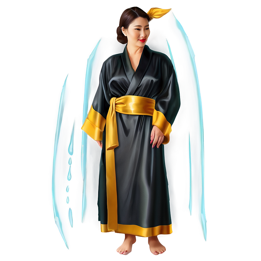 Premium Silk Robe Png 80 PNG Image