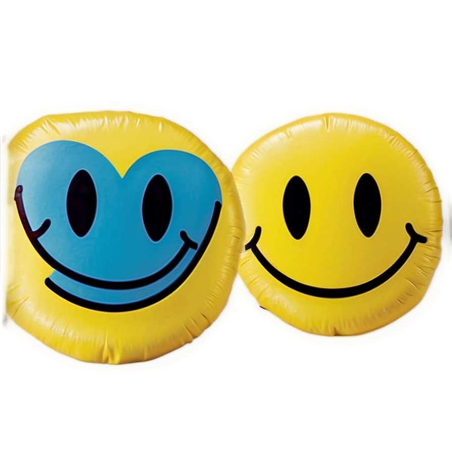 Preppy Smiley Face In Bright Colors Png 30 PNG Image