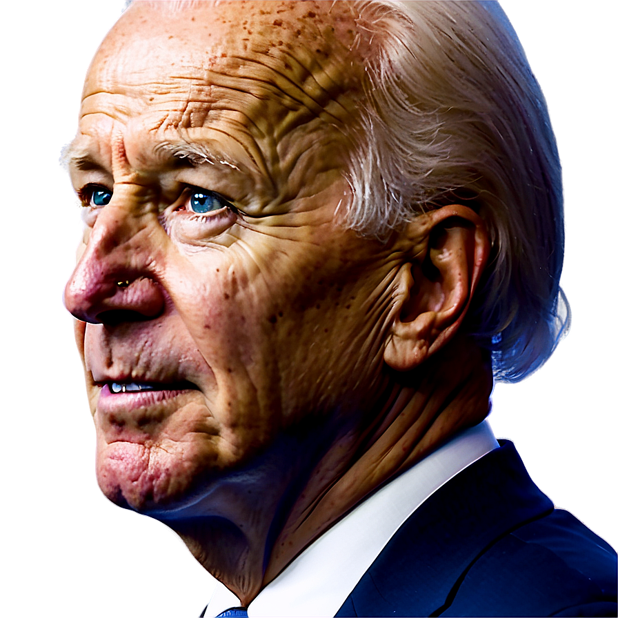 President Joe Biden Portrait Png 06212024 PNG Image