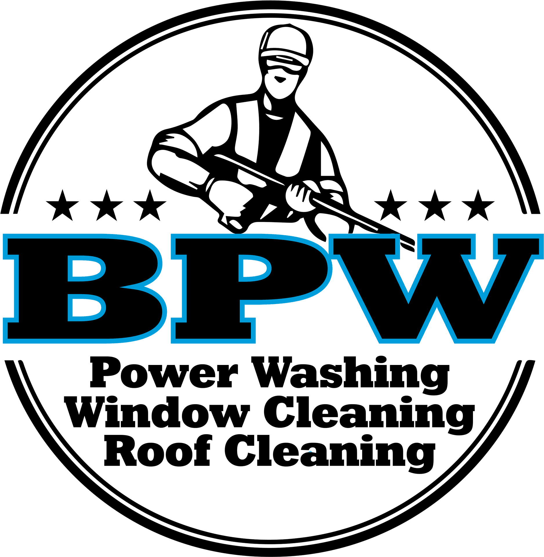 Pressure Washing Service Logo PNG Image