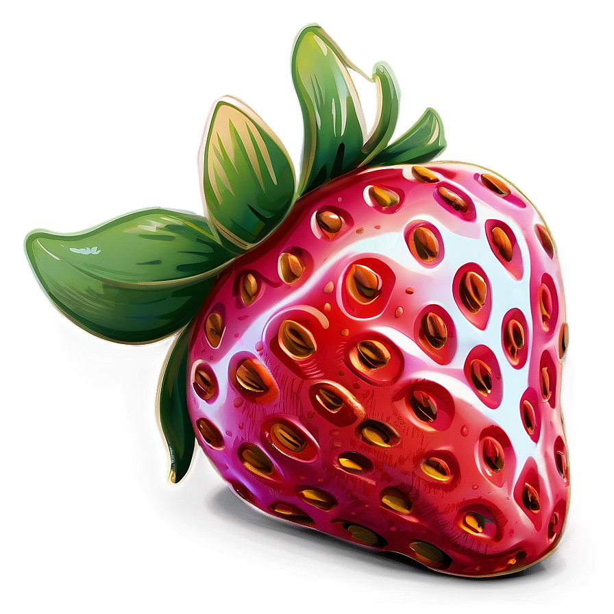 Pretty Strawberry Sketch Png 79 PNG Image