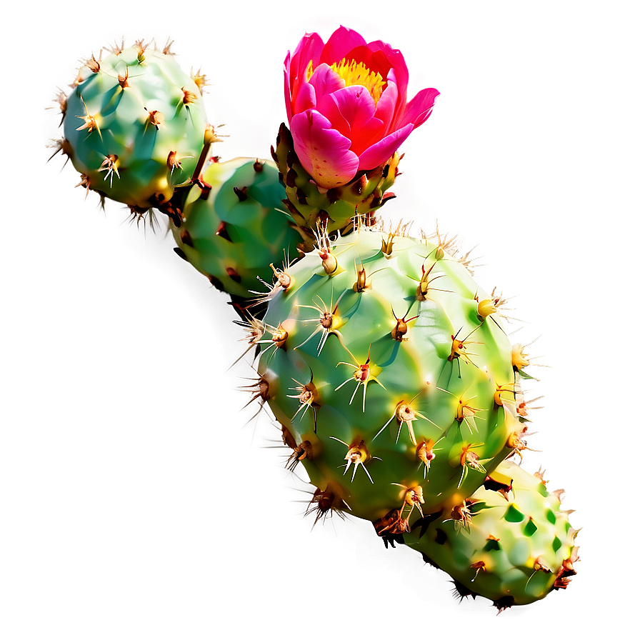 Prickly Pear Cactus Flower Png 06252024 PNG Image