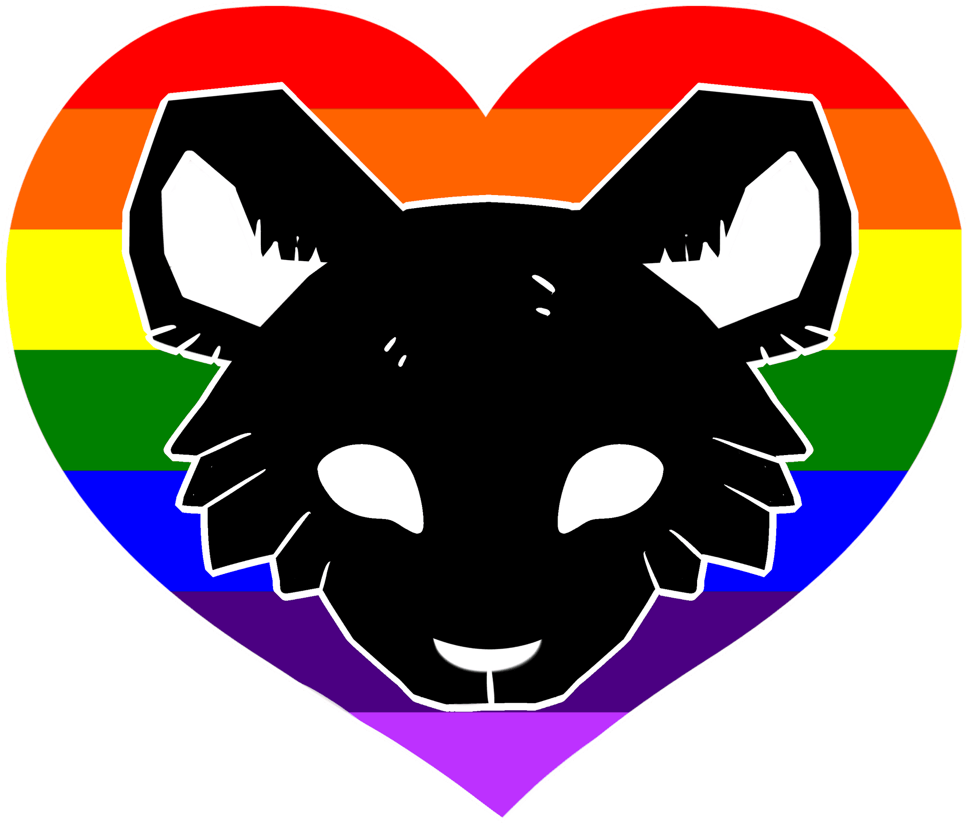 Pride_ Cat_ Heart_ Rainbow_ Background.png PNG Image