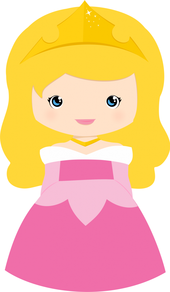 Princess Aurora Cartoon Portrait PNG Image