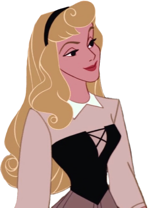 Princess Aurora Classic Pose PNG Image