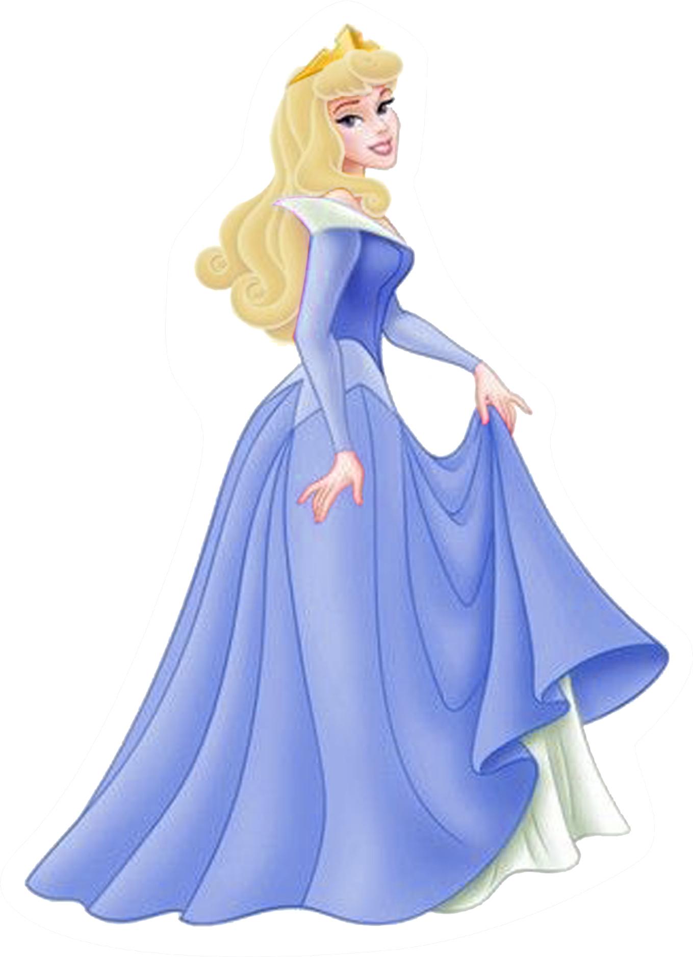 Princess Aurora Classic Pose PNG Image