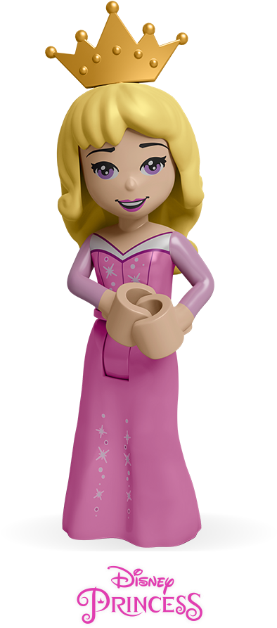 Princess Aurora Lego Figure PNG Image