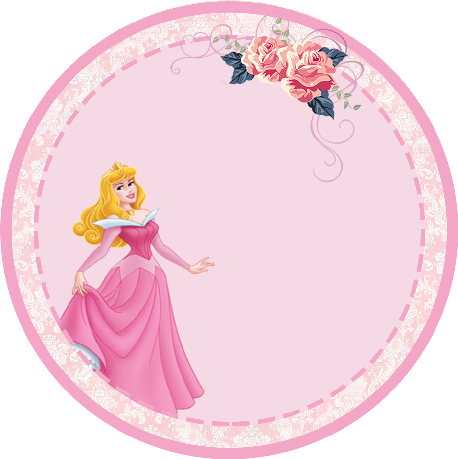 Princess Aurora Pink Dress PNG Image