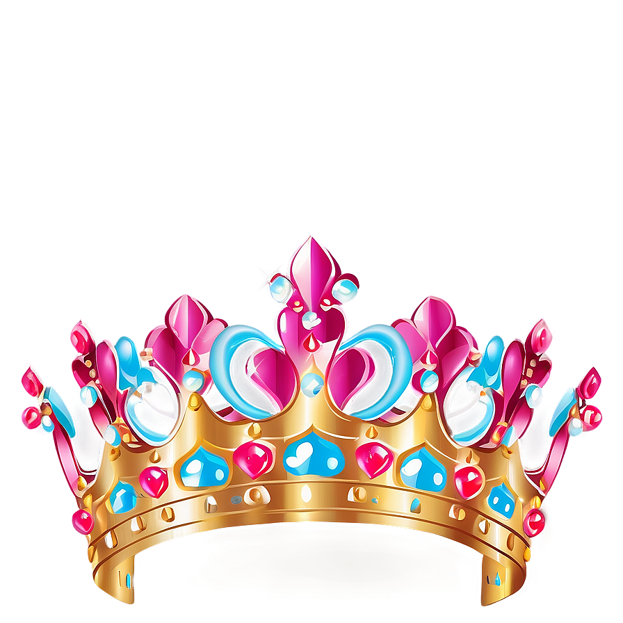 Princess Crown For Cake Topper Png 05252024 PNG Image