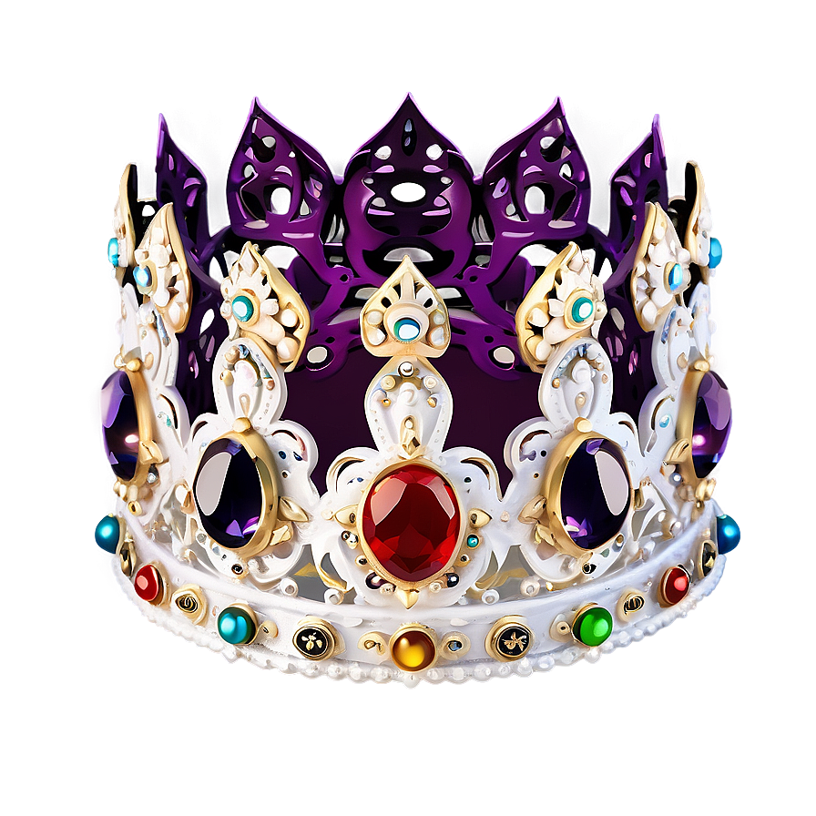 Princess Crown With Lace Png Ypp PNG Image