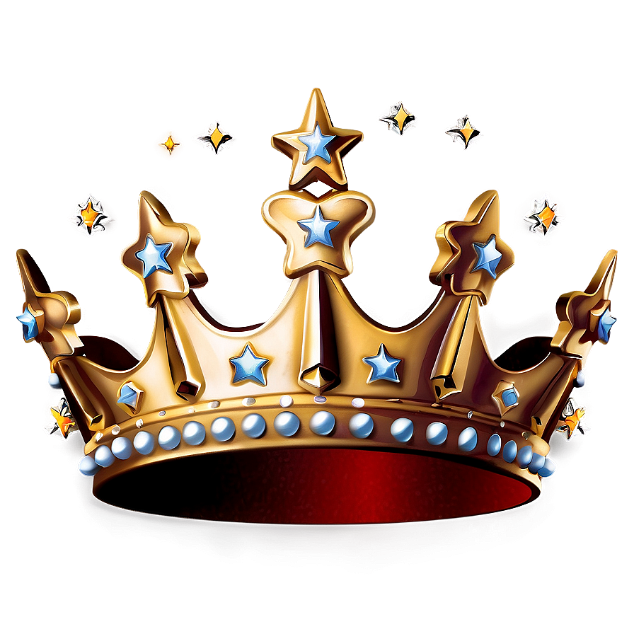 Princess Crown With Stars Png 05252024 PNG Image