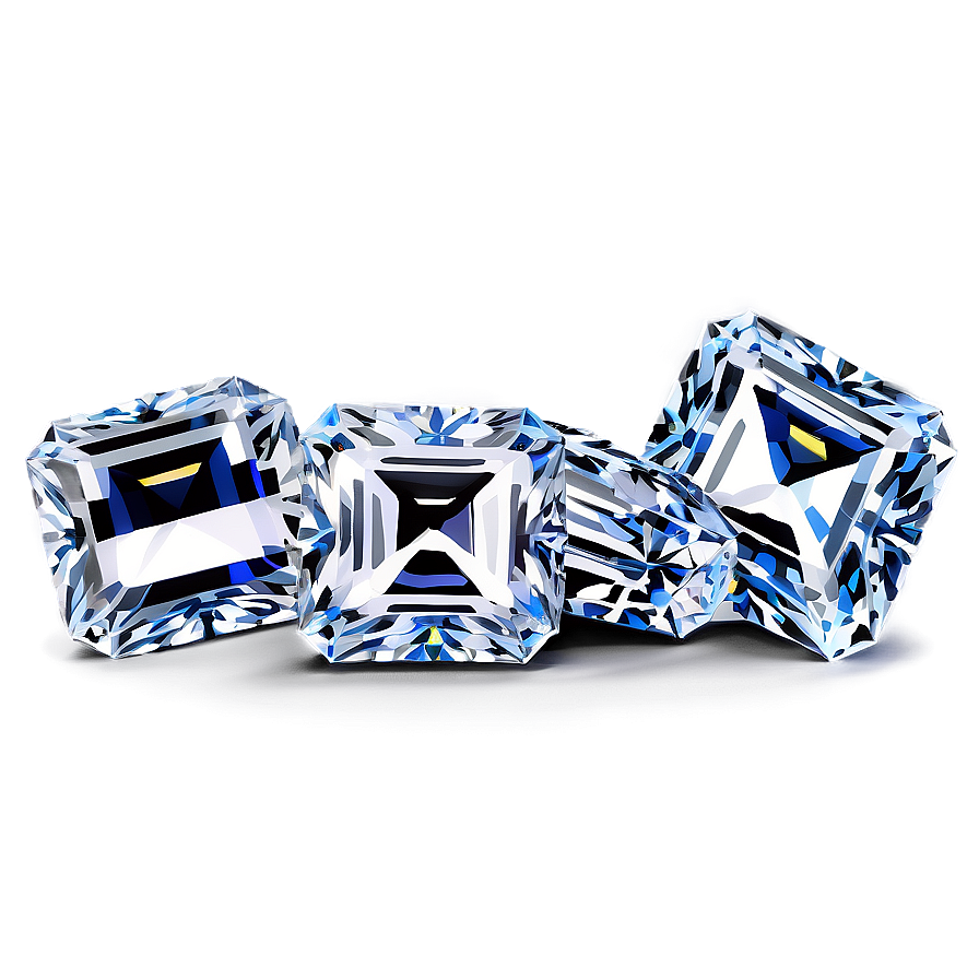 Princess Cut Diamonds Png 05242024 PNG Image