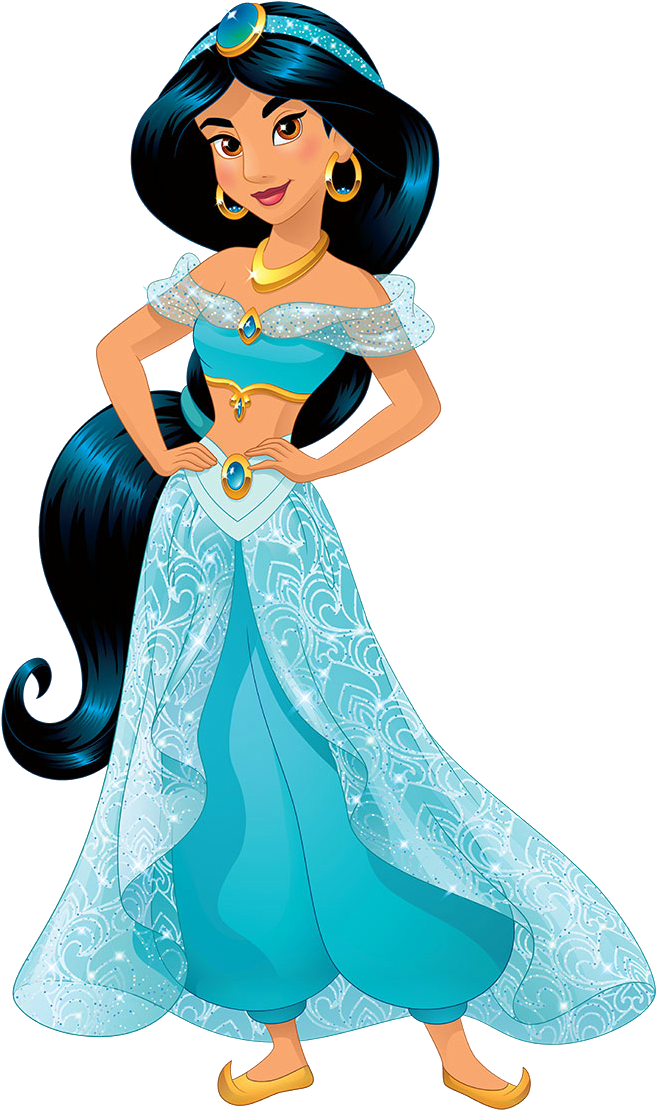 Princess Jasmine Animated Character PNG Image