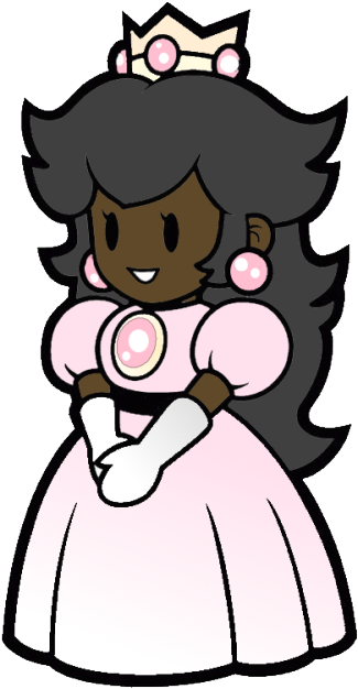 Princess Pearl Cartoon Character PNG Image