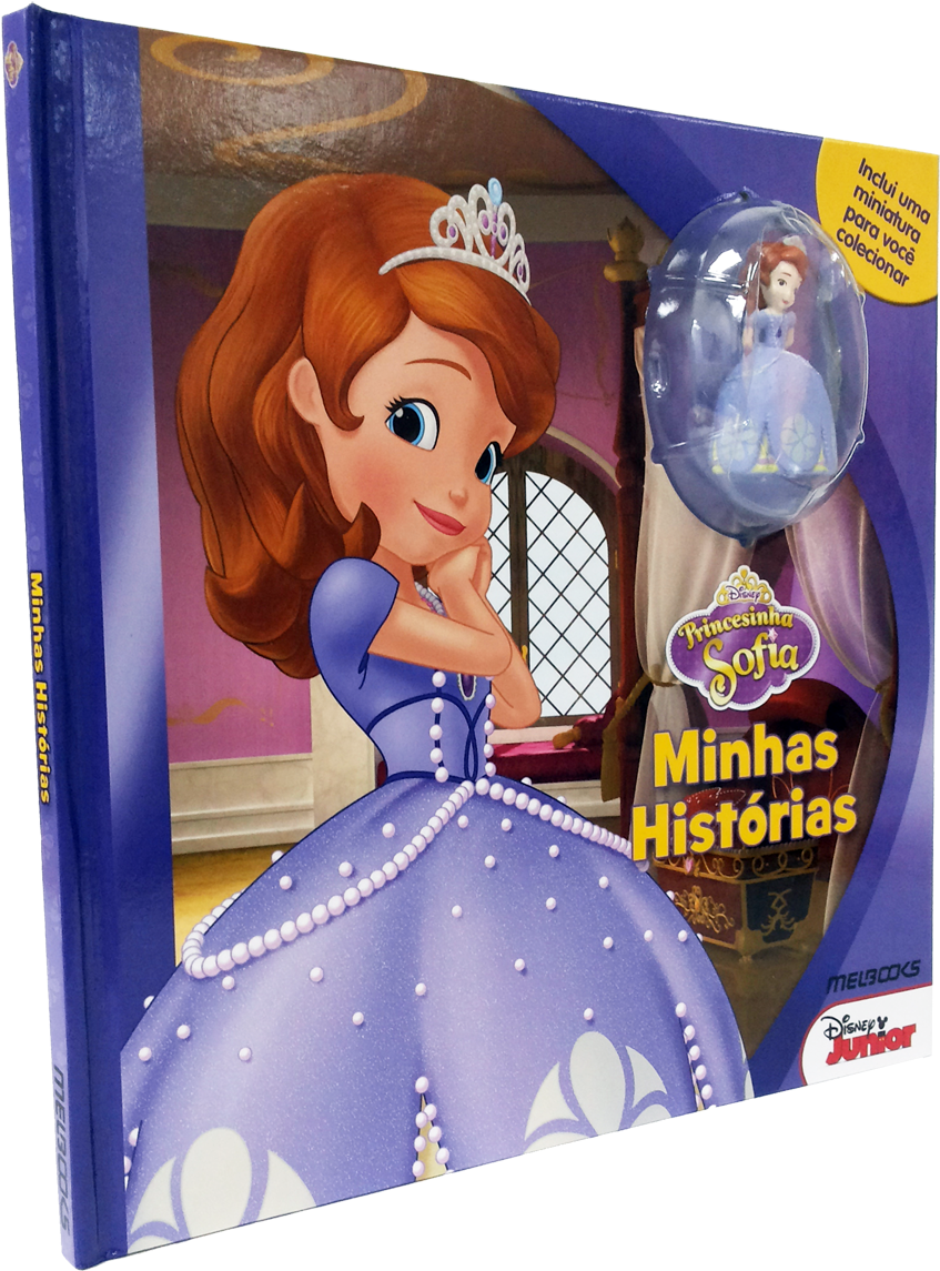 Princess Sofia Bookwith Miniature Figure PNG Image