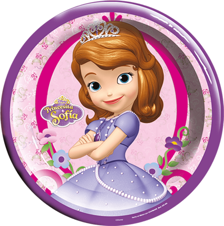 Princess Sofia Cartoon Character PNG Image