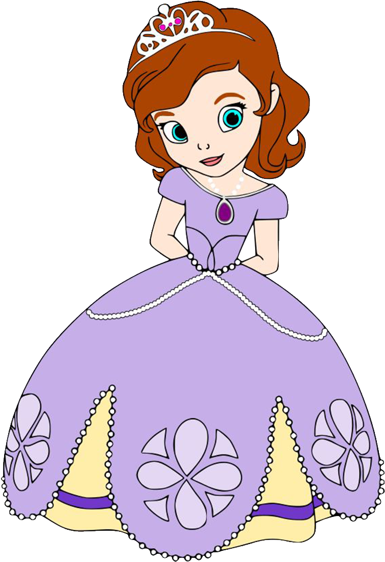 Princess Sofia Cartoon Character PNG Image