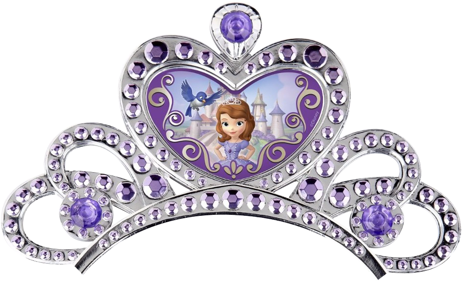 Princess Sofia Crown Graphic PNG Image