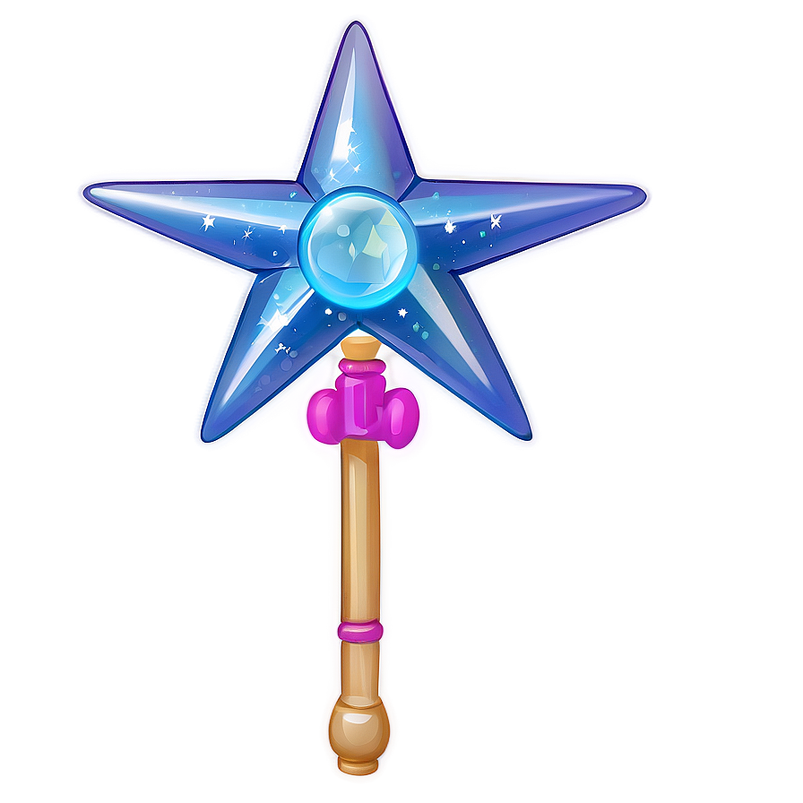 Princess Star Wand Png Sfn PNG Image