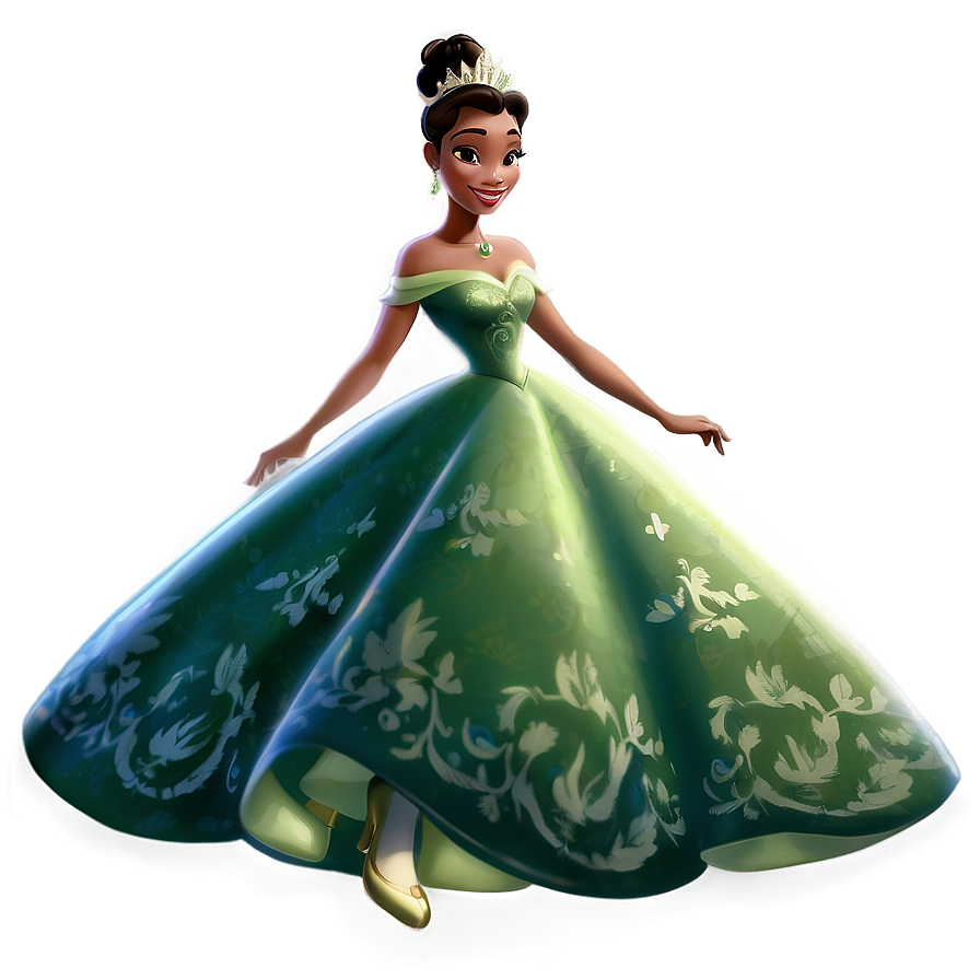 Princess Tiana Fashionable Png 05252024 PNG Image