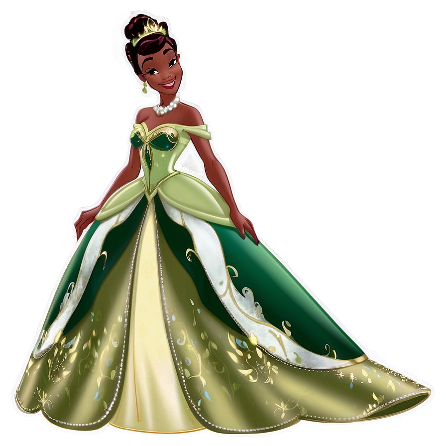 Princess Tiana Outfit Png Wob PNG Image