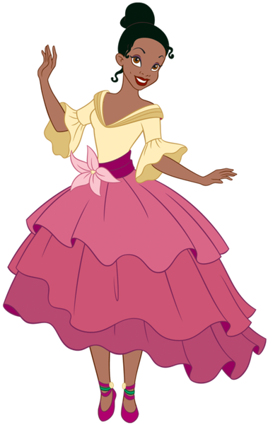 Princess Tianain Pink Dress PNG Image