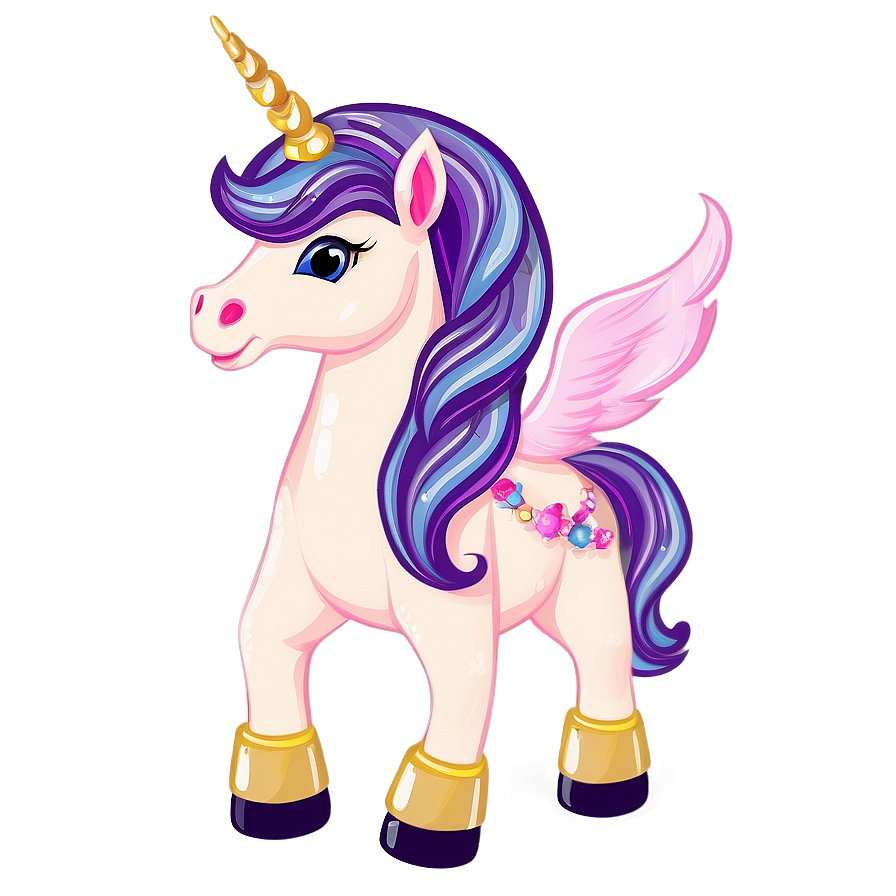 Princess Unicorn Clipart Png Ybn51 PNG Image